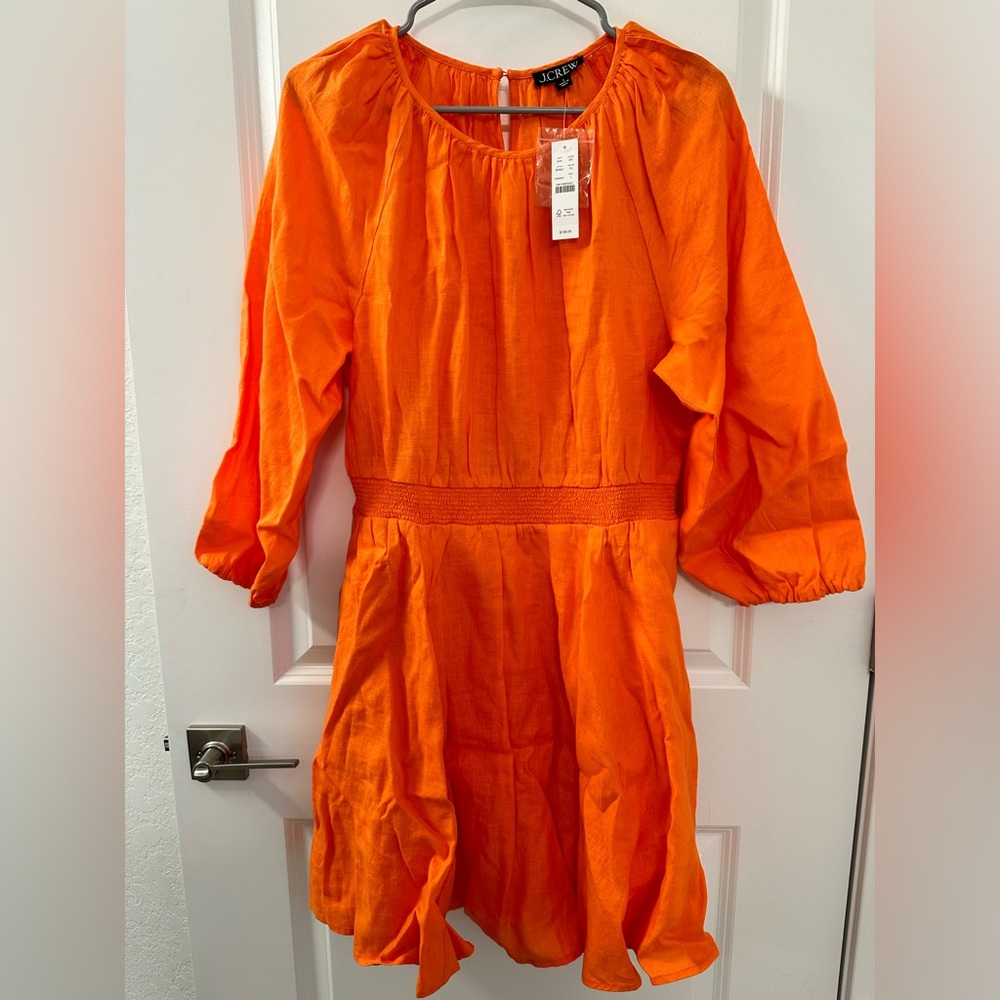 J Crew Linen Dress. NWT Size L